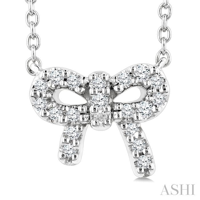 Bow Petite Diamond Fashion Pendant