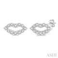 Lips Petite Diamond Fashion Earrings