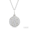 Baseball Petite Diamond Fashion Pendant