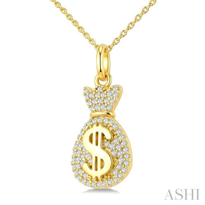 Dollar Diamond Fashion Pendant