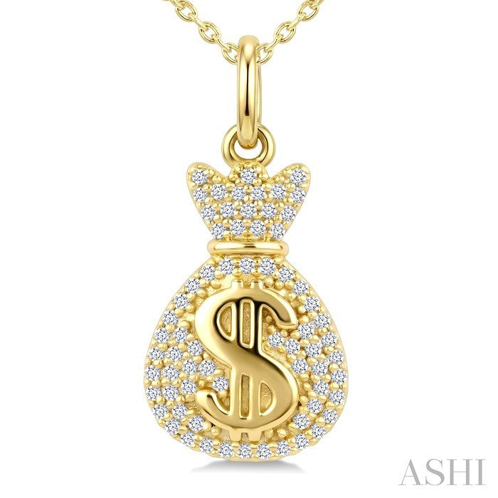 Dollar Diamond Fashion Pendant