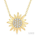 Sun Petite Diamond Fashion Pendant