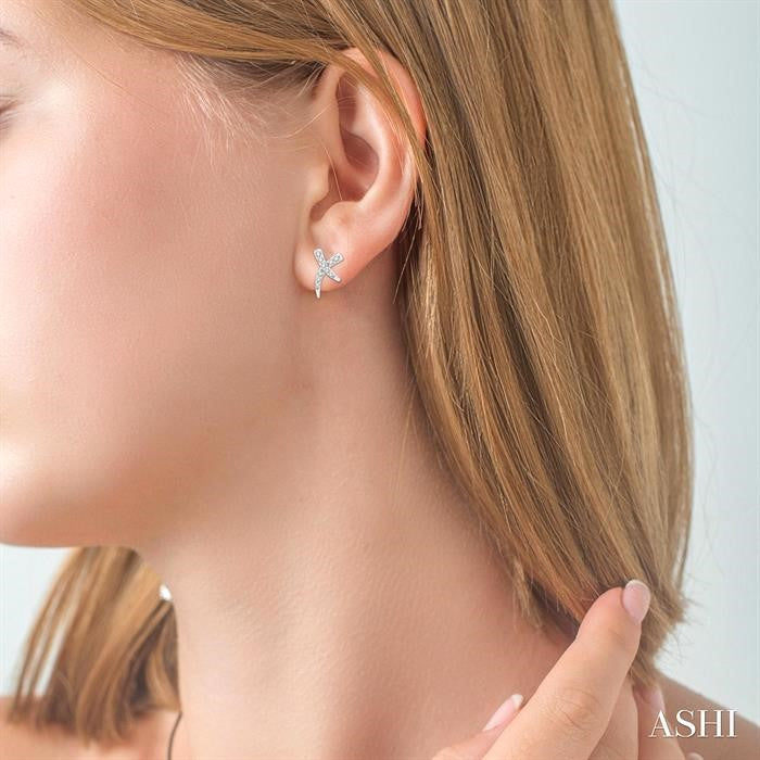 X Petite Diamond Fashion Earrings