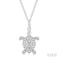 Turtle Petite Diamond Fashion Pendant