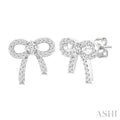 Bow Petite Diamond Fashion Earrings