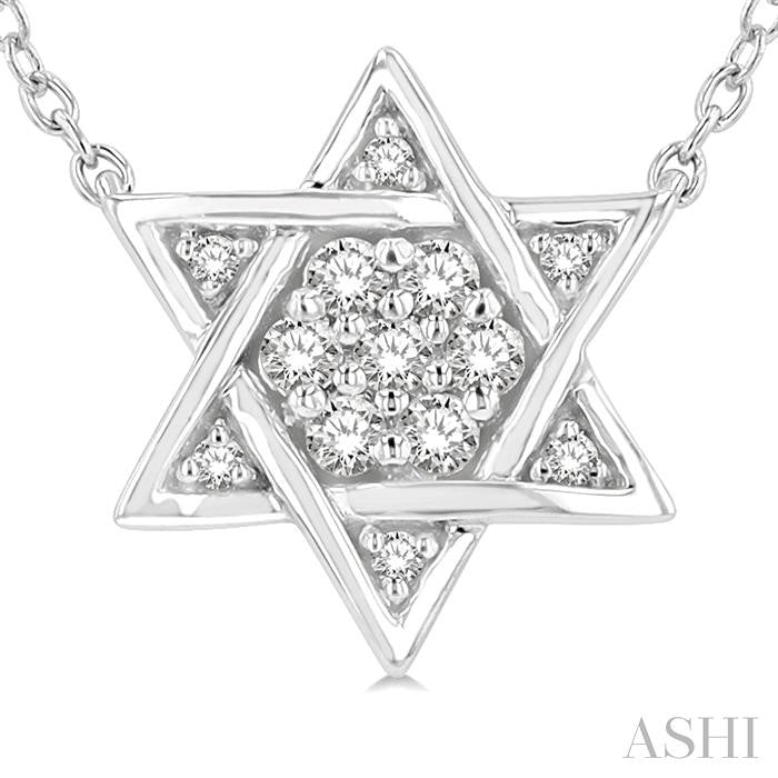 Star of David Petite Diamond Fashion Pendant