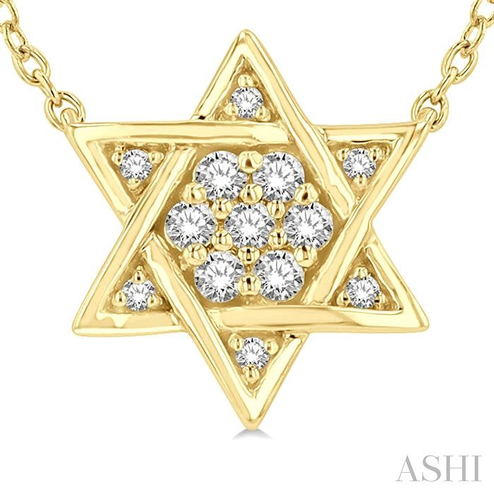 Star of David Petite Diamond Fashion Pendant