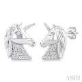 Unicorn Petite Diamond Fashion Earrings