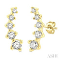 Petite Diamond Fashion Ear Climbers