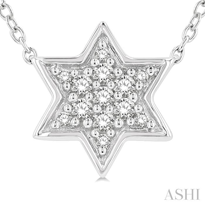 Star of David Petite Diamond Fashion Pendant