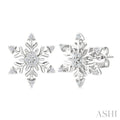 Snowflake Petite Diamond Fashion Earrings