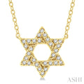 Star of David Petite Diamond Fashion Pendant