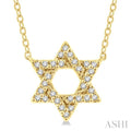 Star of David Petite Diamond Fashion Pendant