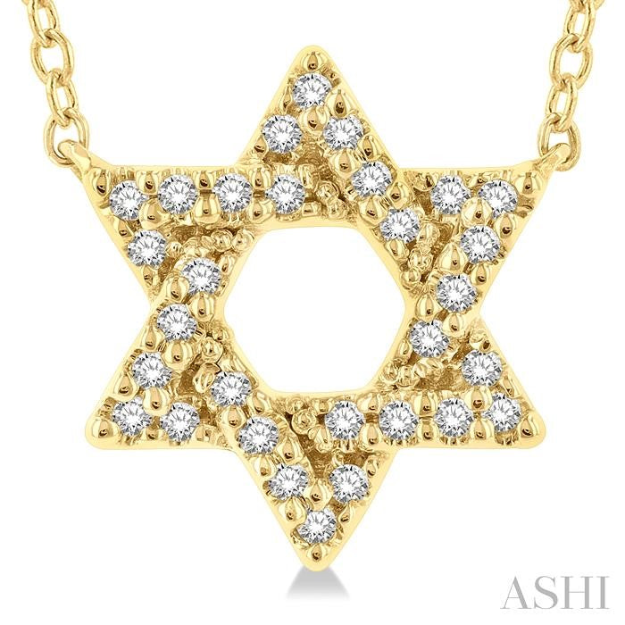 Star of David Petite Diamond Fashion Pendant
