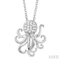 Octopus Petite Diamond Fashion Pendant
