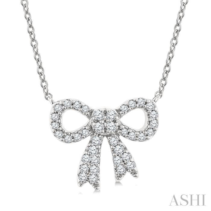 Bow Petite Diamond Fashion Pendant