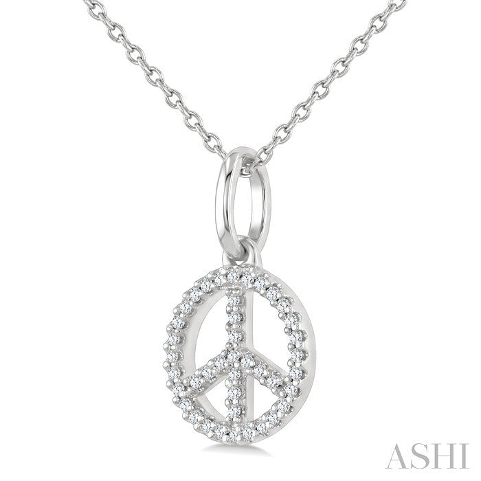 Peace Petite Diamond Fashion Pendant