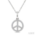 Peace Petite Diamond Fashion Pendant