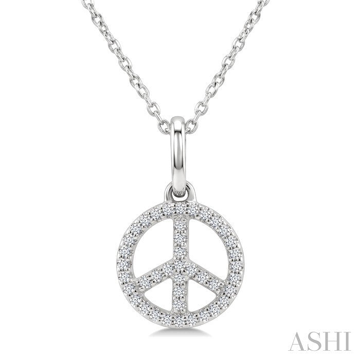 Peace Petite Diamond Fashion Pendant