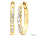 Petite Diamond Huggie Fashion Earrings