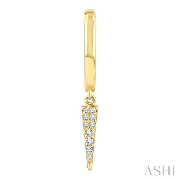 Petite Diamond Huggie Fashion Earrings