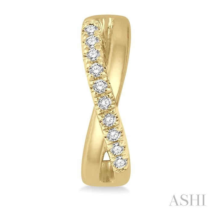 Petite Diamond Huggie Fashion Earrings