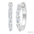 Petite Diamond Huggie Fashion Earrings