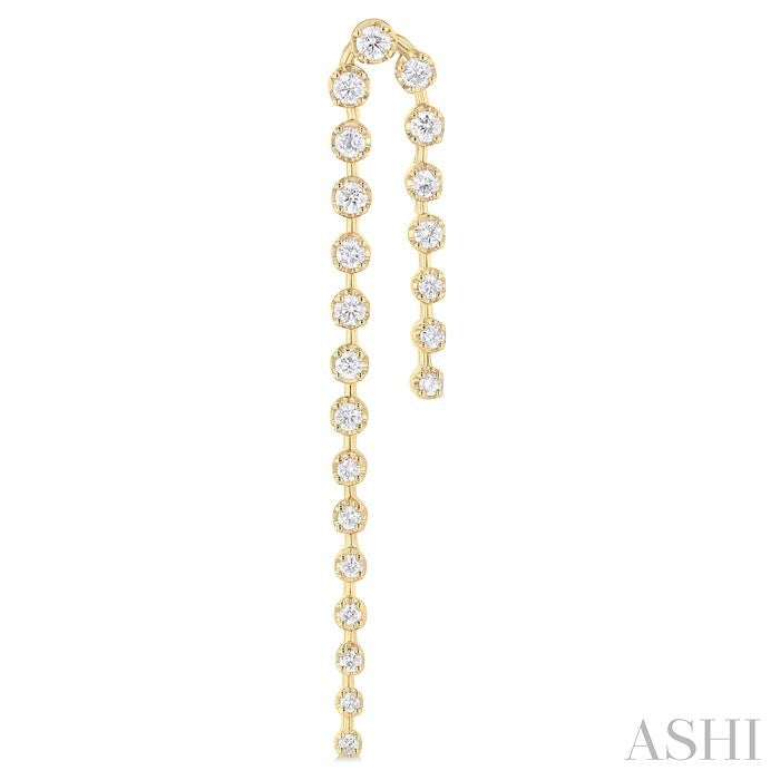 Diamond Fashion Long Earrings