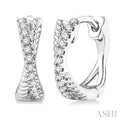 Petite Diamond Huggie Fashion Earrings