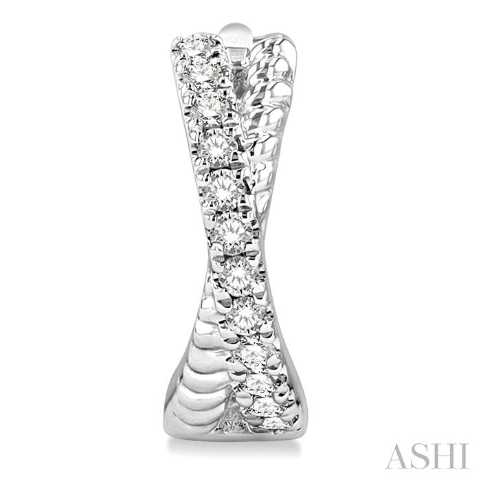 Petite Diamond Huggie Fashion Earrings