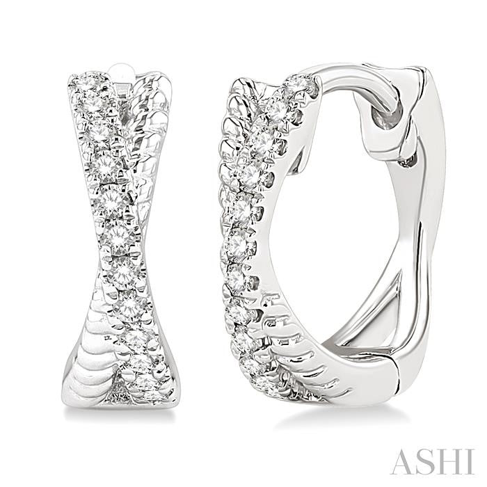Petite Diamond Huggie Fashion Earrings