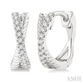 Petite Diamond Huggie Fashion Earrings