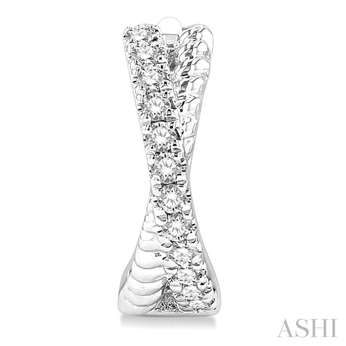 Petite Diamond Huggie Fashion Earrings