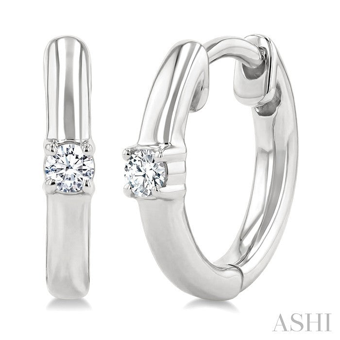 Petite Diamond Huggie Fashion Earrings