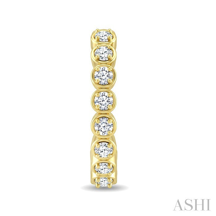 Petite Diamond Fashion Huggie Cuff Earrings