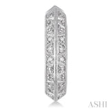 1/20 ctw Round Cut Diamond Fashion Earrings in Sterling Silver