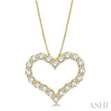 Heart Shape Diamond Pendant