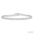 Illusion Diamond Tennis Bracelet