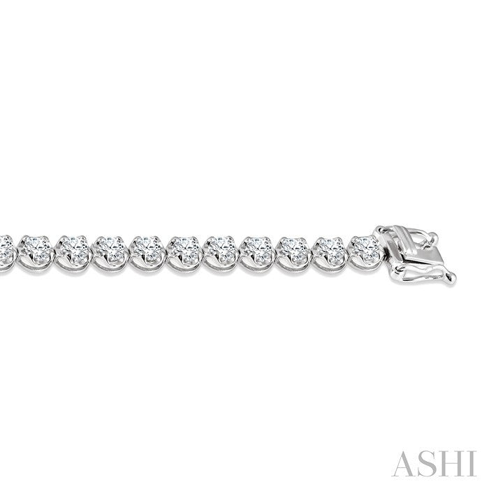 Illusion Diamond Tennis Bracelet