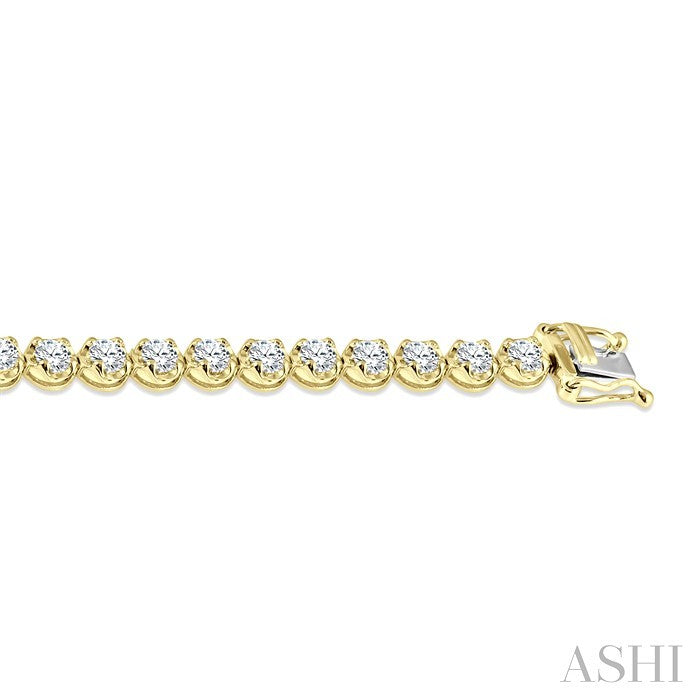 Illusion Diamond Tennis Bracelet