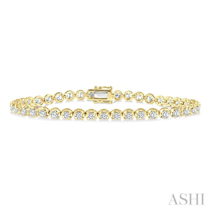 Illusion Diamond Tennis Bracelet
