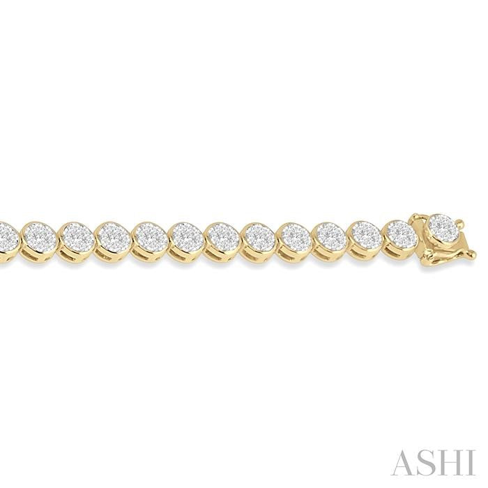 Round Shape Lovebright Essential Diamond Bracelet