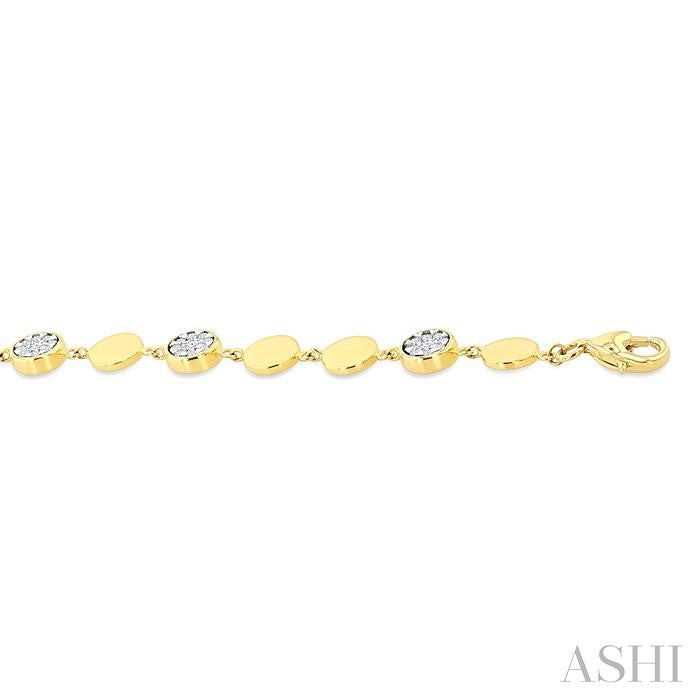 Round Shape Lovebright Diamond Chain Bracelet