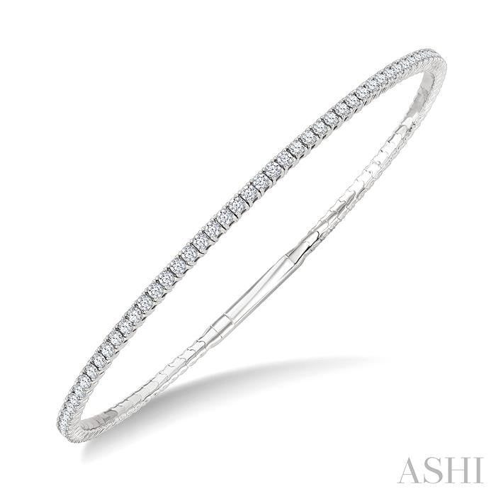Diamond Fullway Straight Flex Bangle