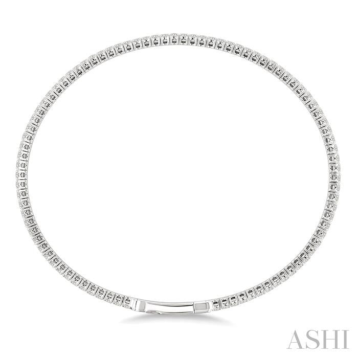 Diamond Fullway Straight Flex Bangle
