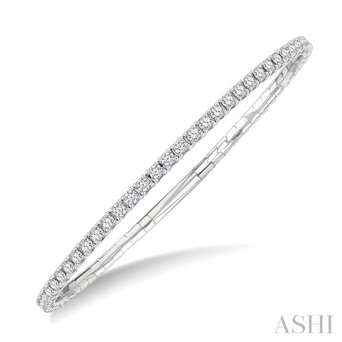 Diamond Fullway Straight Flex Bangle