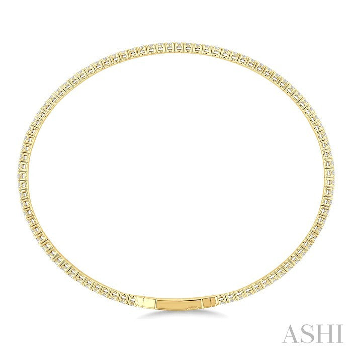 Diamond Fullway Straight Flex Bangle