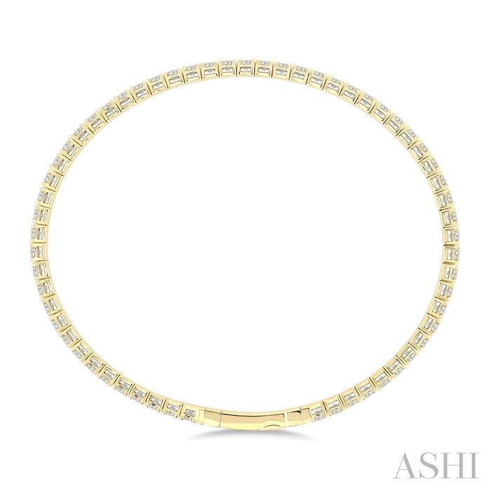 Diamond Fullway Straight Flex Bangle