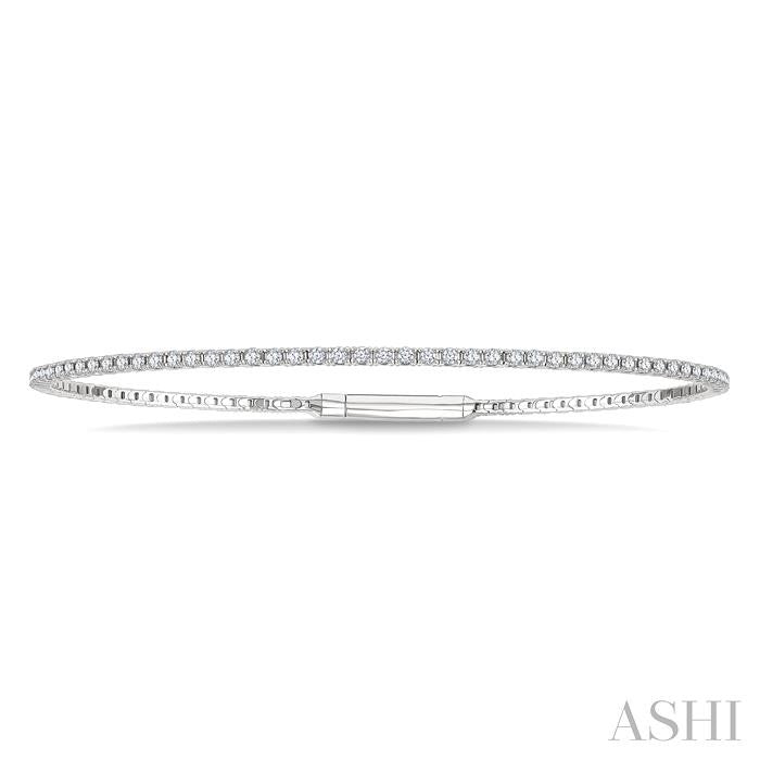 Diamond Fullway Straight Flex Bangle