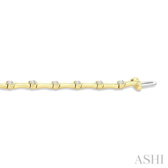 Diamond Fashion Bamboo Bracelet